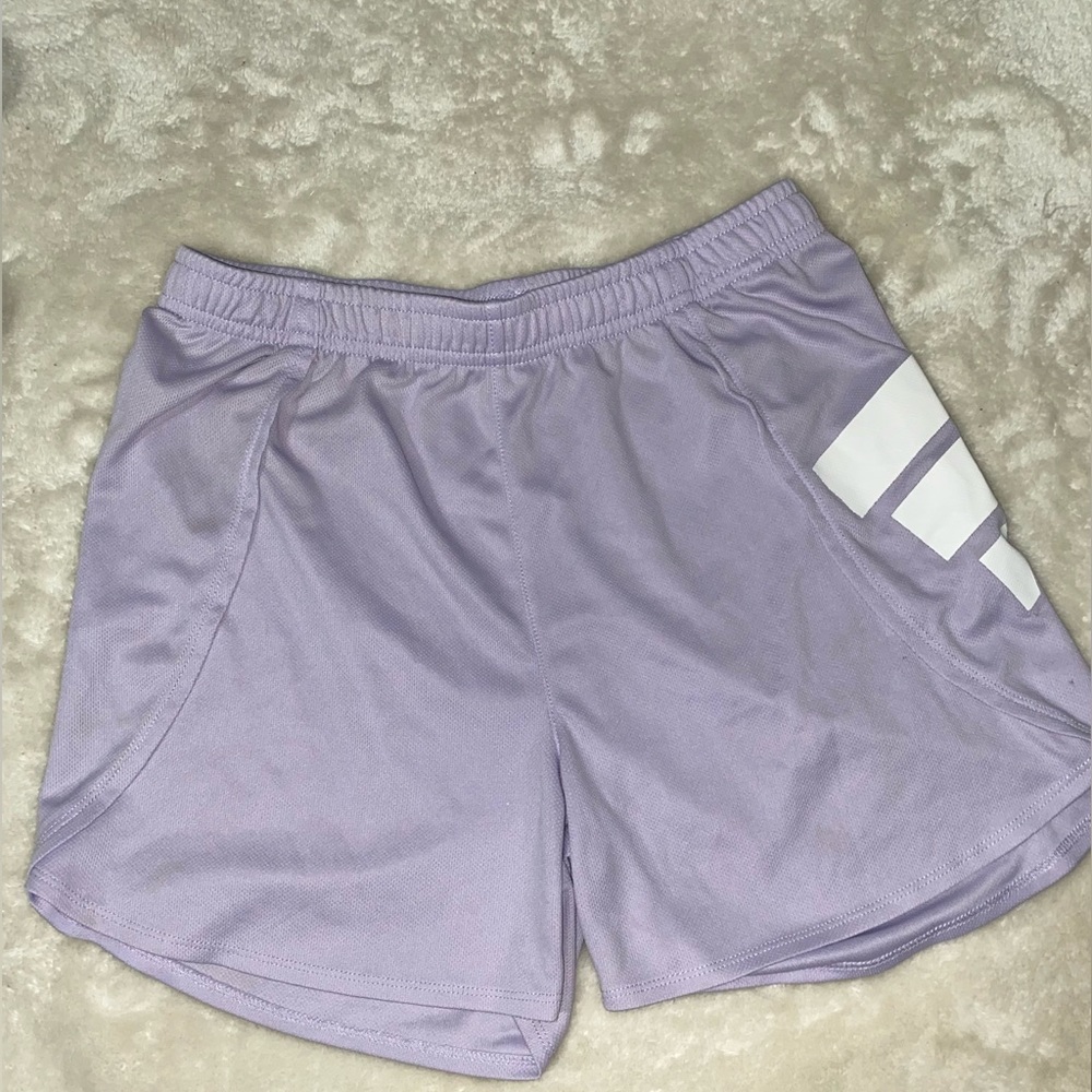 Adidas purple girl shorts
